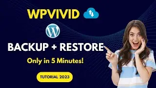 WordPress Website Backup and Restore | Wpvivid Backup Free Plugin | Just in 5 Minutes - 2022