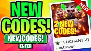 ⭐[2 NEW CODES! ENCHANTS!] ROBLOX DESTROYER SIMULATOR CODES⭐