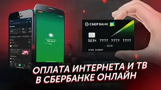 Как оплатить интернет и ТВ через Сбербанк Онлайн банковской картой?