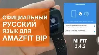 Официальная русская прошивка для Amazfit Bip в Mi Fit 3.4.2
