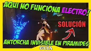 🔥Cómo activar las Antorchas invisibles del DESIERTO🐫🛕 Puzzle invisible Genshin impact