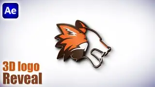 3D Logo Reveal Animation - After Effects Tutorial(Easy Method) - No Plugin (Free Template)