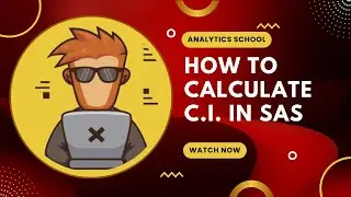 How To Find Confidence Interval In SAS