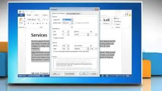 How to change Line Spacing in a Microsoft® Word 2013 document on Windows® 7