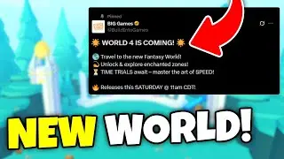 World 4 is FINALLY COMING TO PET SIMULATOR 99 NEXT UPDATE! (CONFIRMED)