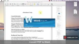 [PDF Editor Mac] How to Convert scanned PDF to editable Word/Excel/PPT/HTML/EPUB/Text?