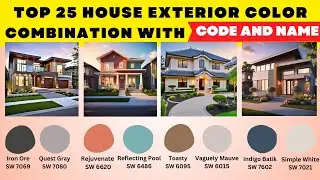 Best Sherwin Williams Exterior Paint Colors 2024|Exterior House Painting Color Ideas Sherwin William