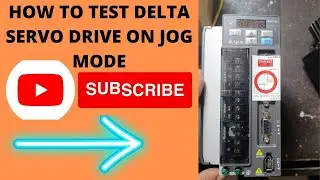 DELTA SERVO DRIVE PROGRAMMING | JOG OPERATION | ALARM | HINDI