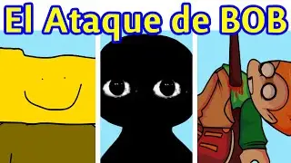 FNF :  ESPAÑOL - VS BOB FULL + Cutscenes - Especial 200 SUB [Bob's Onslaught] [Friday Night Funkin]