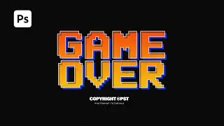 How to Create Retro Pixel Game Text Effect in Photoshop - Photoshop Tutorials