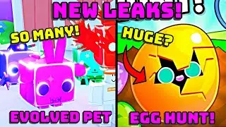 😱 EVOLVED HUGES, EGG HUNT WITH HUGE REWARD, AND MORE - UPDATE 57 NEW LEAKS IN PET SIM 99