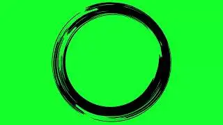 Animated Paint Circle - Green Screen Effect Overlay