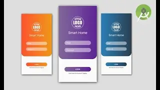 Android Material UI Login and Signup Page Design Android Studio Tutorial 3