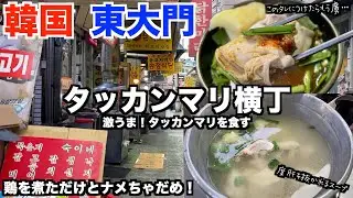 【韓国旅行🇰🇷東大門】タッカンマリ横丁でタッカンマリを食す/ただの鶏を煮ただけの鍋とは思っちゃだめ！スープ飲んだら度肝抜かれるよ！【明洞タッカンマリ】