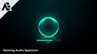 After Effects Tutorial: Glowing Audio Spectrum In After Effects (No Plugin)