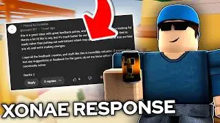 Xonae RESPONDED To My Video... (Roblox Arsenal)