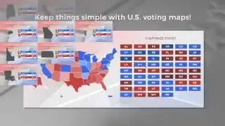 Election Map PRO After Effects Template