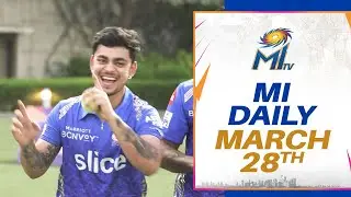 Mumbai Indians Daily (March 28): Ishan and boys enjoy box cricket session