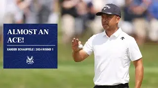Xander Schauffele's Near Hole-In-One! | 2024 PGA Championship