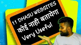 11 Dhasu FREE Useful Websites For Everyone * Don't Miss * 💡💡 | TECHGENICS Walkthrough