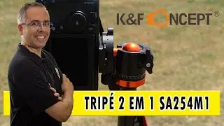 Tripé 2 em 1 K&F SA254M1 | Review + Dicas de fotografia panorâmica