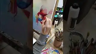 Как создаётся картина   How a painting is created