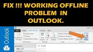 Fix!!!! Working Offline Problem in Outlook 2019