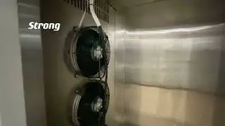 double door blast freezer