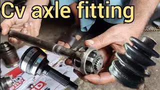 how to suzuki mehran cv axle repair