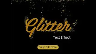 glitter text effect in illustrator