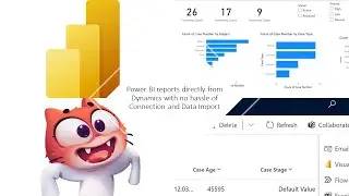 Power BI reports directly from Dynamics with no hassle of Connection and Data Import