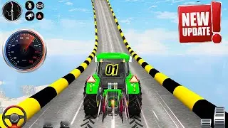 Tractor Stunt GT Mega Ramp 3D - 3D Impossible Tracks Driving Simulator - Android GamePlay