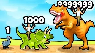 ЭВОЛЮЦИЯ БИТВЫ ДИНОЗАВРОВ, МАКСИМАЛЬНЫЙ УРОВЕНЬ! | Dino Army