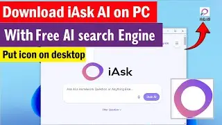 iAsk Ai for windows pc | How to Download iAsk ChatBot in PC | Free AI Search Engine