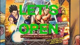 DAWN OF THE Z LEGENDS BOOSTER BOX :DRAGON BALL SUPER CARD GAME