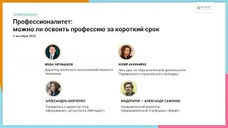 Чернышов И.В, Ананьина Ю.В, Шевченко А.Ю. Профессионалитет