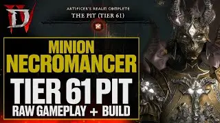 Diablo 4 | Necro Summoner Vs. TIER 61 PIT (Solo)