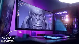 The ULTIMATE 3D Artist Desk Setup & Workspace Tour | 2023