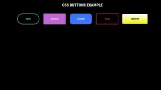 CSS фичи анимированная неоновая кнопка | CSS3 Button Style