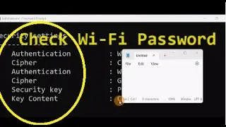 how to check Wi-Fi password using cmd