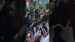 Dimash kisses little dear's hand