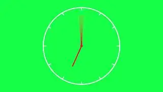 Analog Green Screen Clock Overlay + Project File