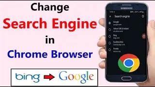 how to change search engine to google chrome  | Change Default Search Engine in Google Chrome