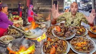 Indonesian VILLAGE BBQ  like youve never seen before - Indonesian Street food in Solo, Indonesia