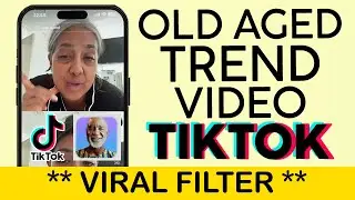 How to Create Old Aged Trend Video on Tiktok | AGED Tiktok Filter | Trending Filter 2023