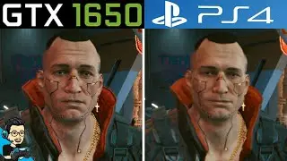 Cyberpunk 2077 - PC v/s PS4 - Graphics Comparison (GTX 1650 vs Console)