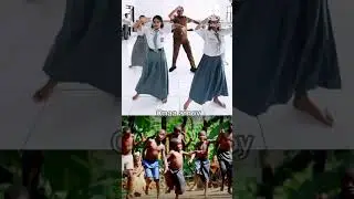 Viral Dance Traditional Indonesia Vs Dance afrika