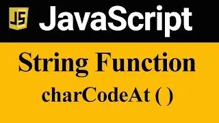 charCodeAt Method in JavaScript (Hindi)