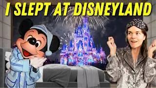 I Slept INSIDE Disneyland!