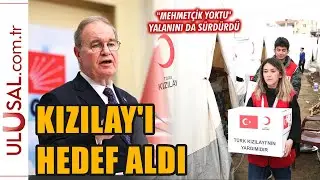 Öztrak Türk Kızılayı hedef aldı